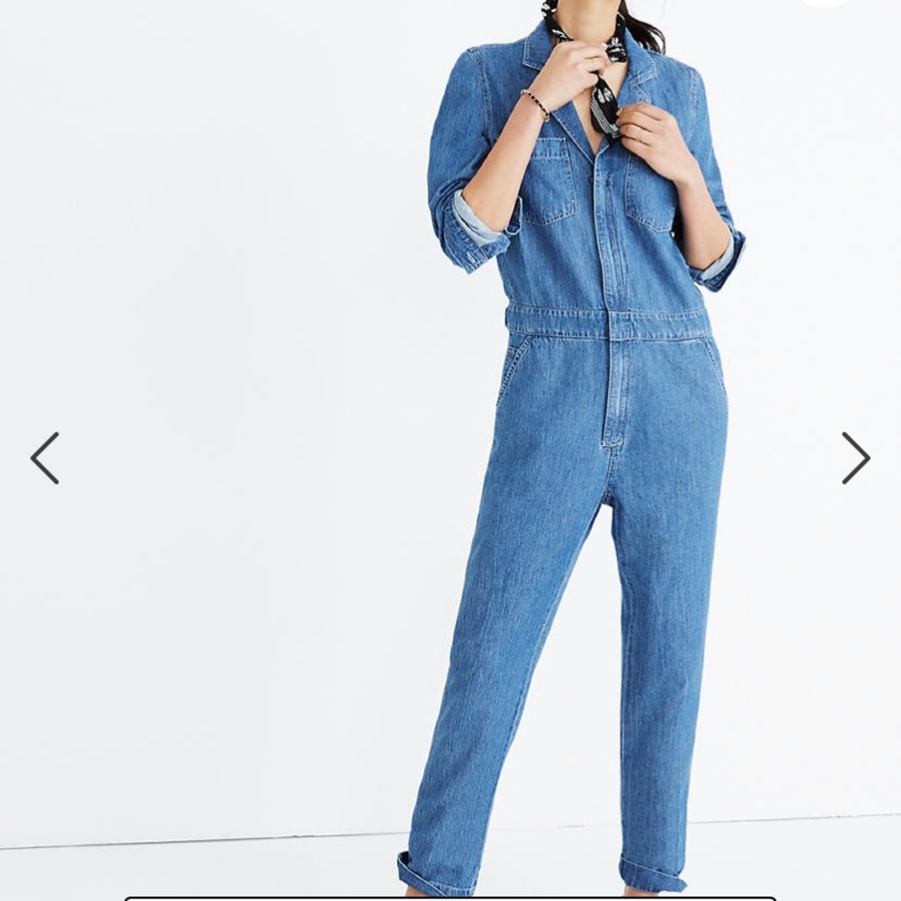 MADEWELL. Denim Coverall Jumpsuit